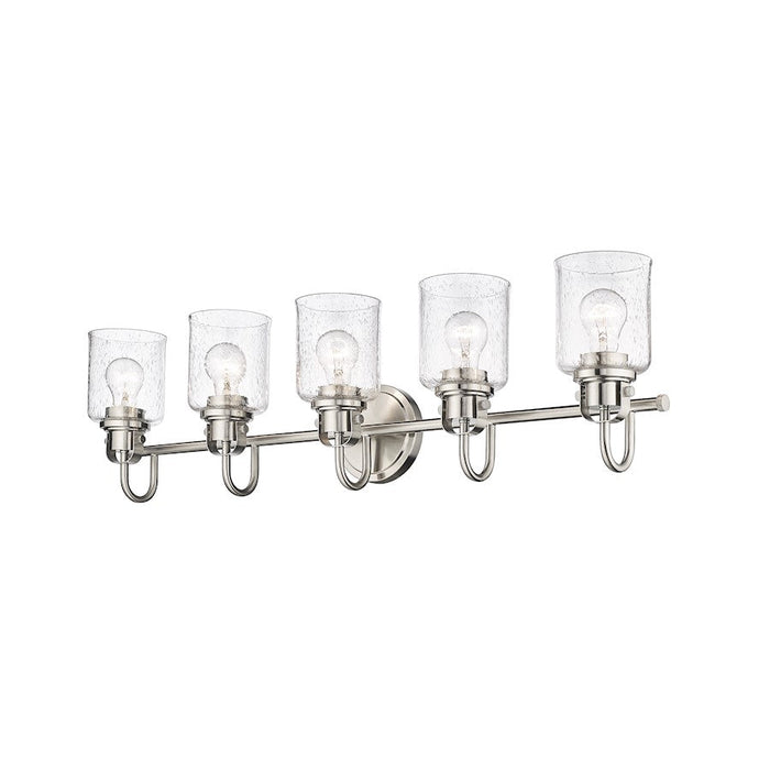 Z-Lite Kinsley 5 Light Vanity, Clear