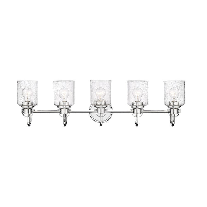 Z-Lite Kinsley 5 Light Vanity, Clear