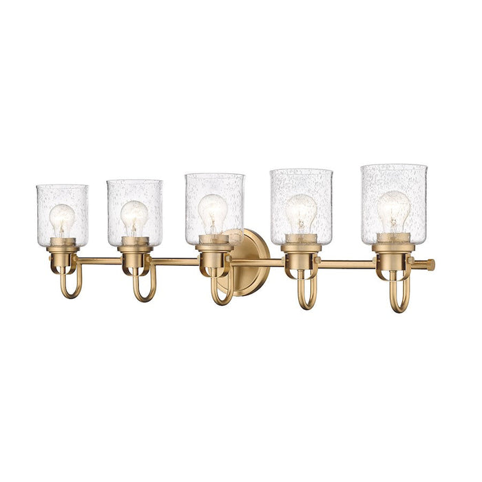 Z-Lite Kinsley 5 Light Vanity, Clear