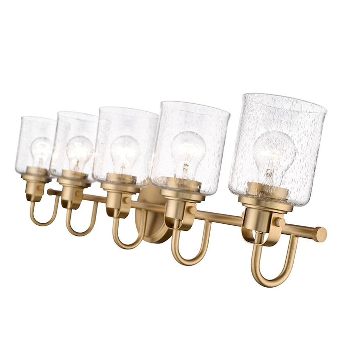 Z-Lite Kinsley 5 Light Vanity, Clear