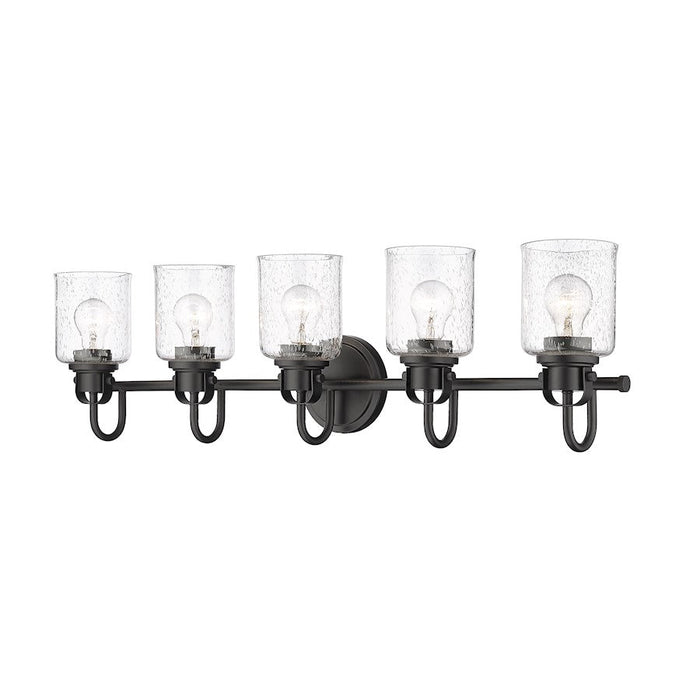 Z-Lite Kinsley 5 Light Vanity, Clear