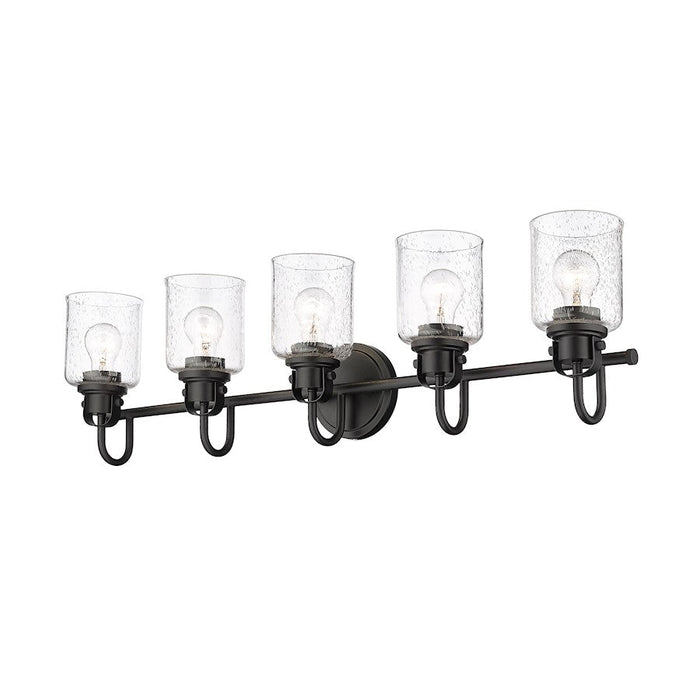 Z-Lite Kinsley 5 Light Vanity, Clear