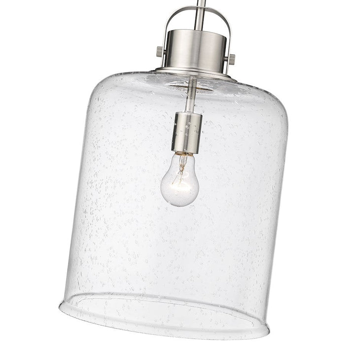 Z-Lite Kinsley 1 Light Pendant, Clear Seeded