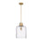 Z-Lite Kinsley 1 Light Pendant, Clear Seeded