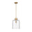 Z-Lite Kinsley 1 Light Pendant, Clear Seeded