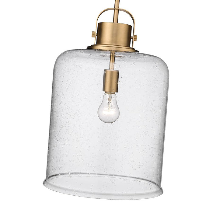 Z-Lite Kinsley 1 Light Pendant, Clear Seeded