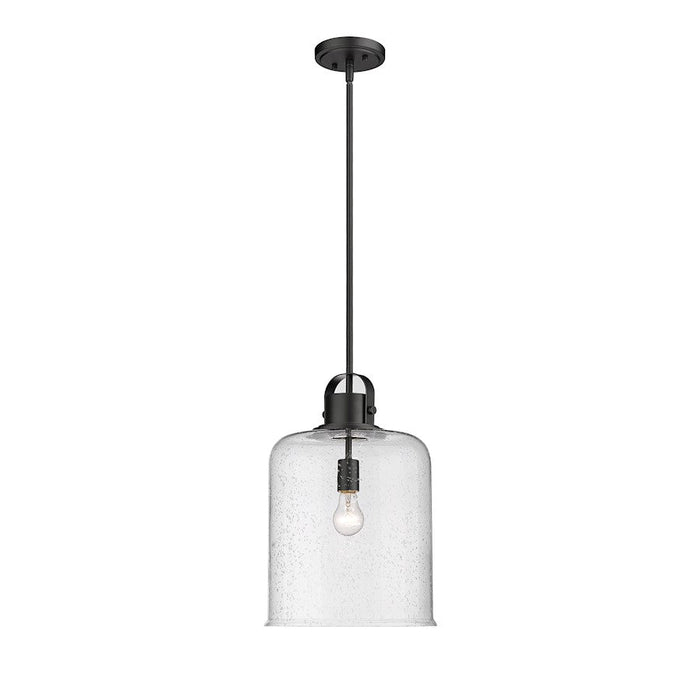 Z-Lite Kinsley 1 Light Pendant, Clear Seeded