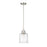 Z-Lite Kinsley 1 Light Pendant, Brushed Nickel/Clear - 340P8-BN