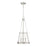 Z-Lite Prescott 3 Light Pendant, Brushed Nickel/Clear - 341P12-BN