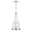 Z-Lite Prescott 3 Light Pendant, Polished Nickel/Clear - 341P12-PN