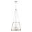 Z-Lite Prescott 4 Light Pendant, Brushed Nickel/Clear - 341P18-BN