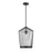 Z-Lite Lido 1 Light 13" Pendant, Matte Black/Clear - 342P13-MB