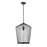 Z-Lite Lido 1 Light 18.5" Pendant, Matte Black/Clear - 342P19-MB