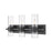 Z-Lite Lawson 3 Light Vanity, Matte Black/Clear - 343-3V-MB