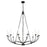 Z-Lite Arabella Chandelier, Matte Black/Matte Black