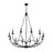 Z-Lite Arabella Chandelier, Matte Black/Matte Black