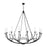 Z-Lite Arabella Chandelier, Matte Black/Matte Black