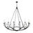 Z-Lite Arabella Chandelier, Matte Black/Matte Black