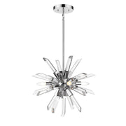 Z-Lite 4 Light Burst 21" Chandelier, Chrome - 4003-4CH