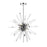 Z-Lite 8 Light Burst 33" Chandelier, Chrome - 4003-8CH