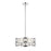 Z-Lite Eternity 5 Light Flush Mount, Chrome/Clear - 4004-18CH