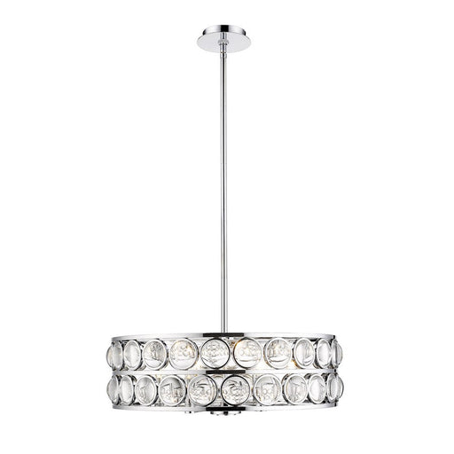 Z-Lite Eternity 6 Light Chandelier, Chrome/Clear - 4004-24CH