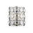 Z-Lite Eternity 2 Light Wall Sconce, Chrome/Clear - 4004-2S-CH