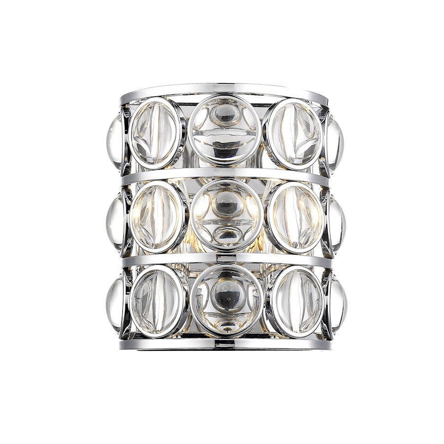 Z-Lite 2 Light Eternity 9" Wall Sconce, Chrome - 4004-2S-CH