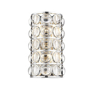 Z-Lite Eternity 4 Light Wall Sconce, Chrome/Clear - 4004-4S-CH