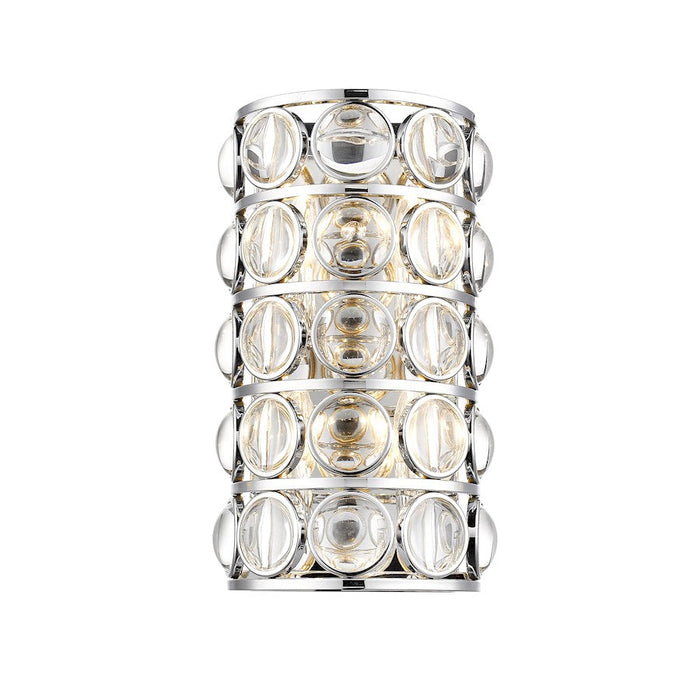 Z-Lite Eternity 4 Light Wall Sconce, Chrome/Clear - 4004-4S-CH