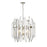 Z-Lite Bova 6 Light 26.75" Pendant, Polished Nickel, Clear - 4006-9PN