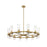 Z-Lite Datus 12 Light Chandelier in Rubbed Brass/Clear - 4008-12RB