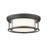 Z-Lite Willow 3 Light Flush Mount in Bronze/White/Clear - 426F16-BRZ