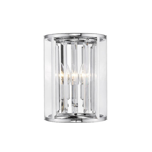 Z-Lite 2 Light Monarch 8" Wall Sconce, Chrome - 439-2S-CH