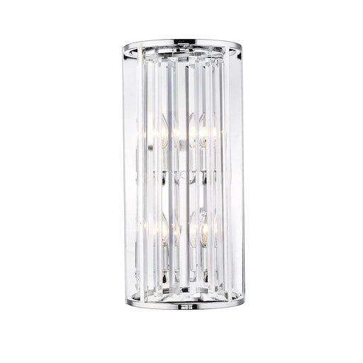 Z-Lite 4 Light Monarch 10" Wall Sconce, Chrome - 439-4S-CH