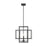 Z-Lite Titania 4 Light Pendant, Matte Black