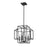 Z-Lite Titania 4 Light Pendant, Matte Black