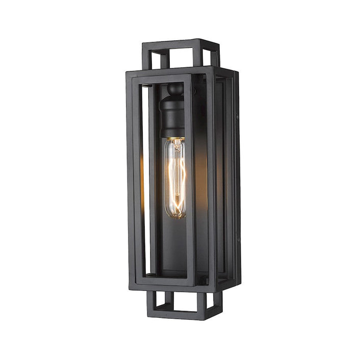 Z-Lite Titania Wall Sconce, Matte Black