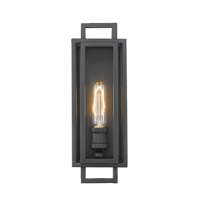 Z-Lite Titania Wall Sconce, Matte Black