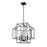 Z-Lite Titania 4 Light Pendant, Matte Black