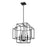 Z-Lite Titania 4 Light Pendant, Matte Black