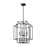 Z-Lite Titania 8 Light Pendant, Matte Black