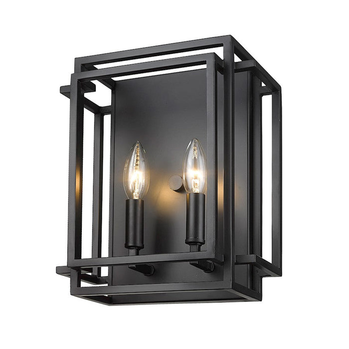 Z-Lite Titania Wall Sconce, Matte Black