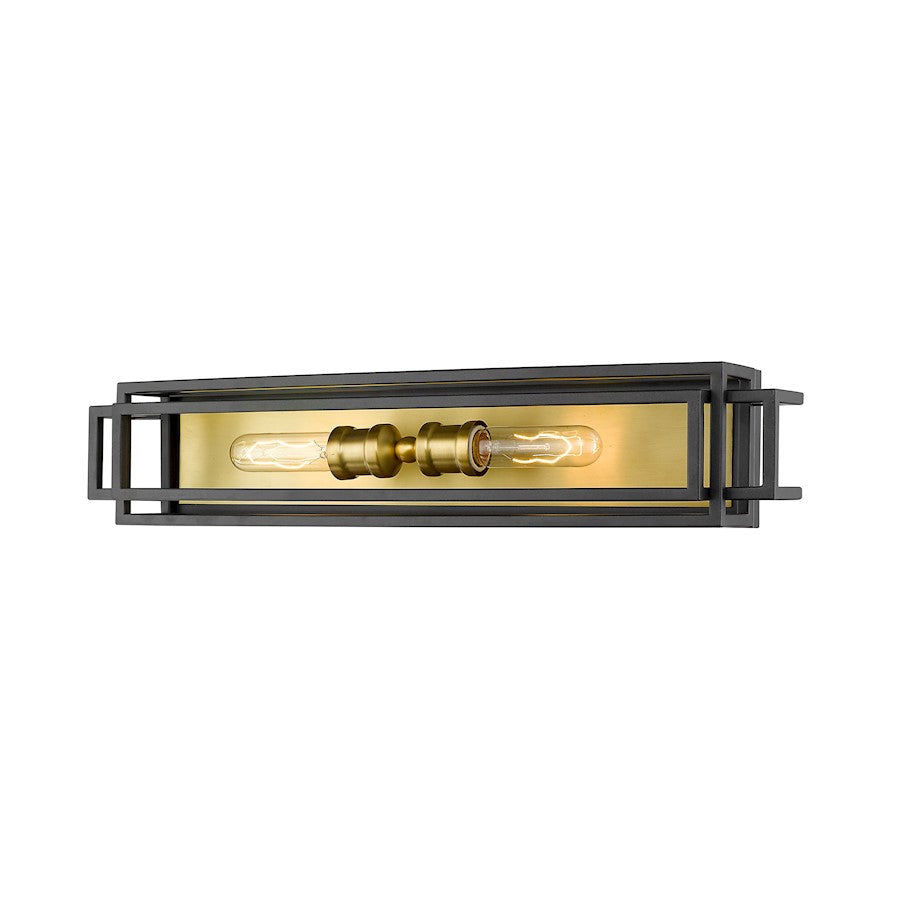 Z-Lite Titania 2 Light Vanity, Bronze/Olde Brass -454-2V-BRZ-OBR