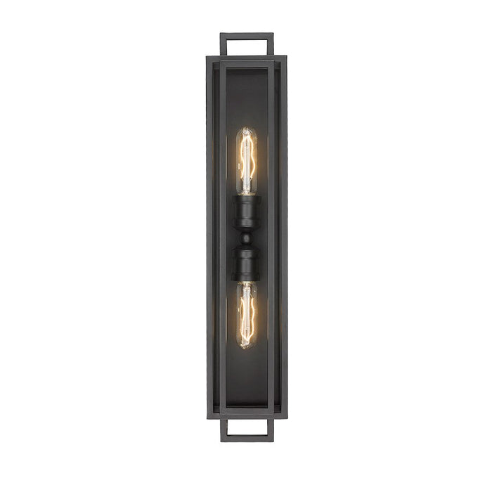 Z-Lite Titania 2 Light Vanity, Matte Black