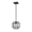 Z-Lite Titania 1 Light Mini Pendant, Matte Black