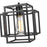 Z-Lite Titania 1 Light Mini Pendant, Matte Black