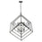 Z-Lite Euclid Linear Chandelier, Matte Black