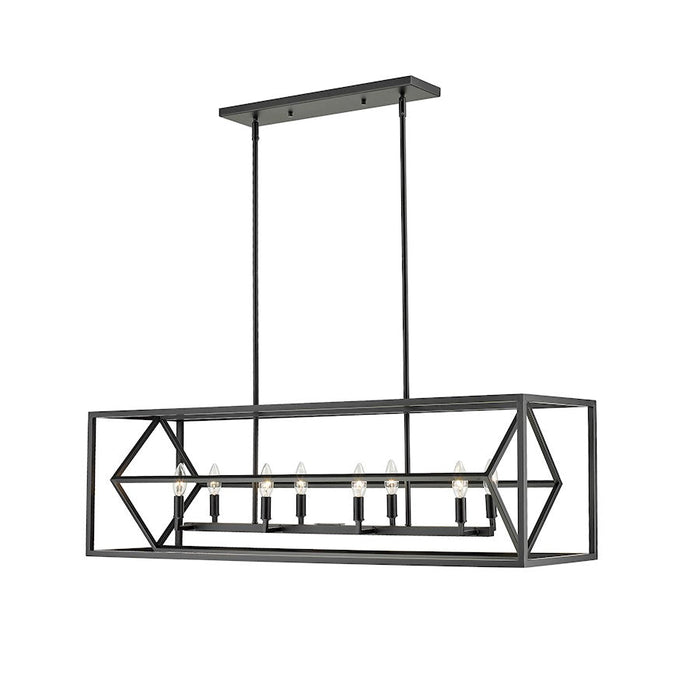 Z-Lite Euclid Chandelier, Matte Black