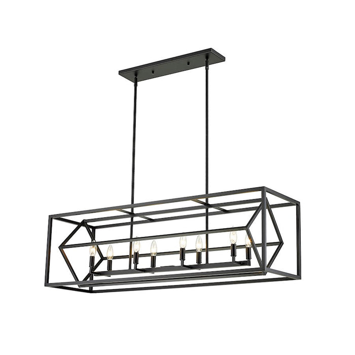 Z-Lite Euclid Chandelier, Matte Black